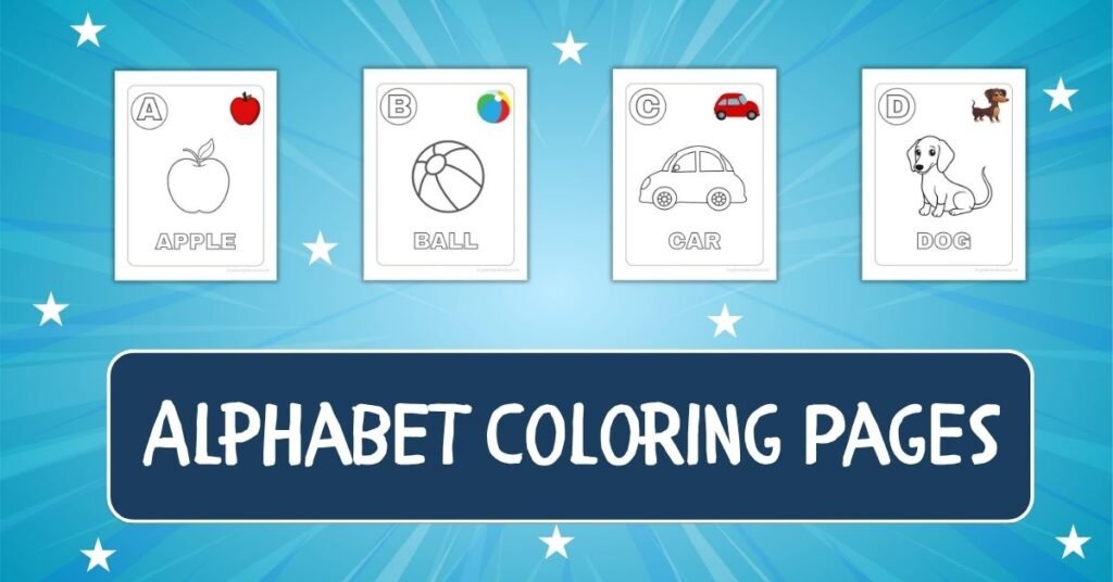 Free Printable Alphabet Coloring Pages