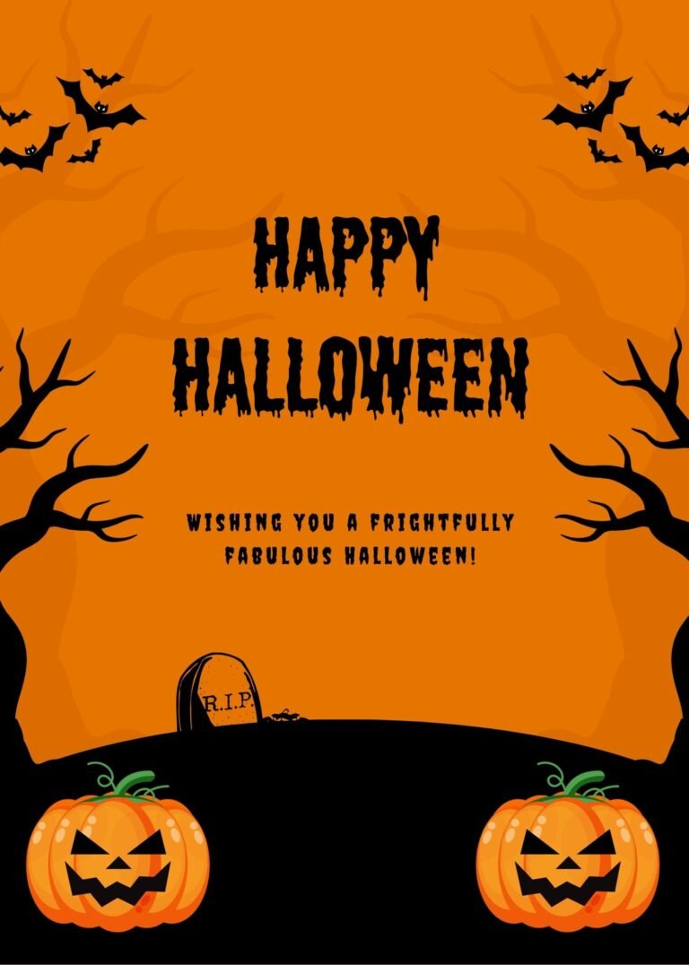 Free Happy Halloween Printable Card